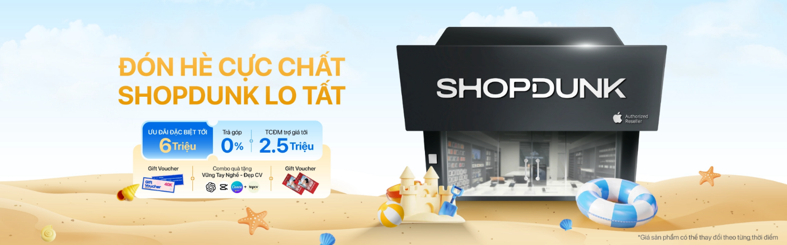 Hình ảnh cho danh mục Tổng hợp khuyến mãi ShopDunk tháng 7 - 2026